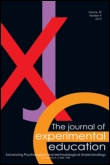 The Journal of Experimental Education - conference journal